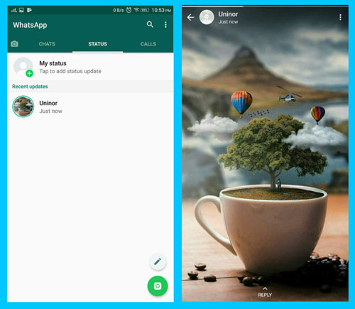 How to keep WhatsApp status Photos and videos without screenshots
