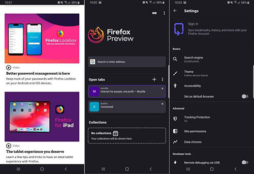 Drive Fenix - the new browser for Android