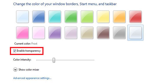 How to Make the Taskbar Transparent on Windows 7